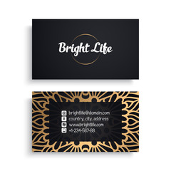 Business Card. Luxury template