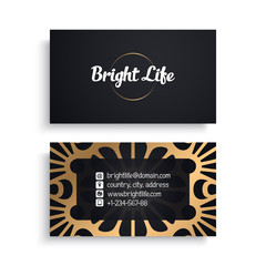 Business Card. Luxury template