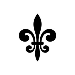 Fleur de lis icon, Fleur-de-lis sign, Fleur de lis logo