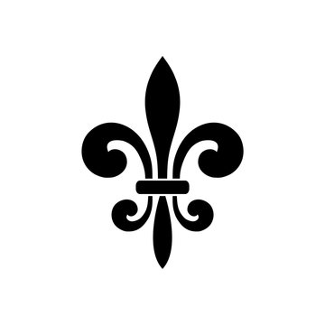 Fleur de lis icon, Fleur-de-lis sign, Fleur de lis logo