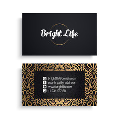 Business Card. Luxury template