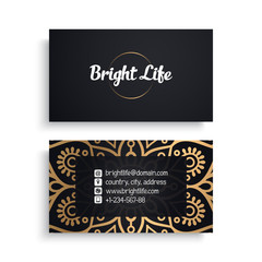 Business Card. Luxury template