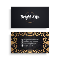 Business Card. Luxury template