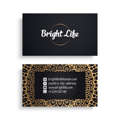 Business Card. Luxury template