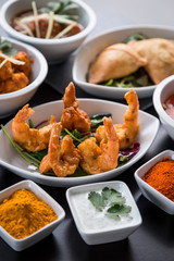 Delicious Indian food, for deliver at home, dinner with family and friends