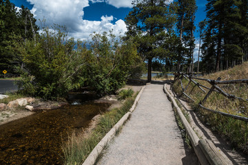 Sprague Lake Trail, Rocky Mountain National Park, Colorado, United States
