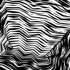 Abstract Vector Background of Waves, Line Stripes
