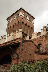 Obraz premium panorama con vista del castello