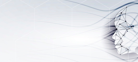 Conceptual technology illustration of artificial intelligence