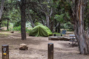 North Rim Campground, Black Canyon of the Gunnison National Park, Colorado, United States