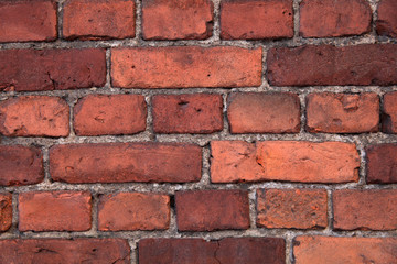 Old brick wall, for backgrounds or textures