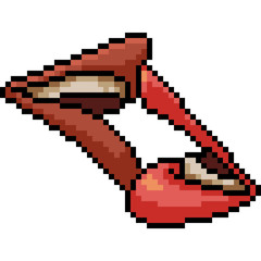 Obraz premium vector pixel art lip kiss