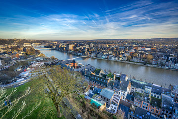 Vue de la ville de Namur depuis la Citadelle