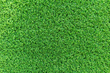 Obraz premium Grass texture background for golf course, soccer field or sports concept design. Artificial green grass.
