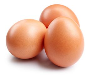 Egg isolated on white