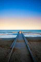 Obraz premium Lido di Jesolo beach, Italy