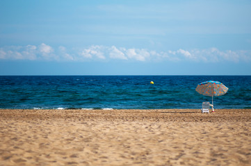 einsam am Strand