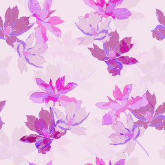 Beautiful seamless floral pattern background.