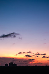 Obraz premium Colours of sunset clouds 