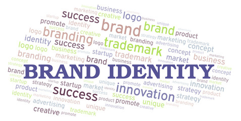 Brand Identity word cloud.