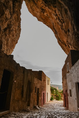 Dettagli della grotta Marzapane, Sicilia - Italia