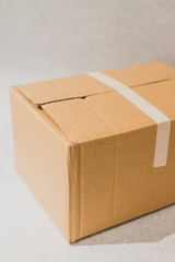 closed delivery parcel box