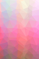 Fototapeta premium Illustration of abstract Pink vertical low poly background. Beautiful polygon design pattern.