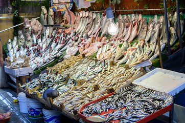 fish shop in the kadikoy market