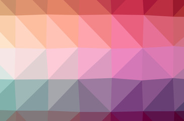 Obraz premium Illustration of abstract Red horizontal low poly background. Beautiful polygon design pattern.