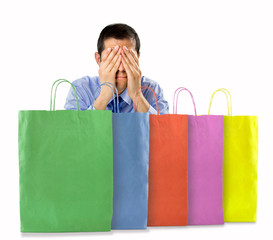 shopaholic man