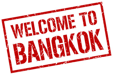 welcome to Bangkok stamp