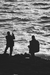 Pescatori in bianco e nero