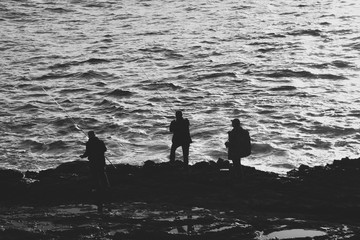 Pescatori in bianco e nero
