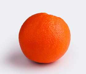 Juicy orange isolated on white background