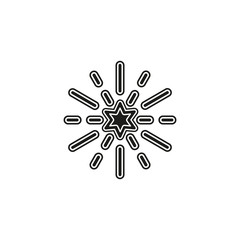 vector star symbol, rating or award shape, success icon