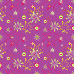 Seamless repeating floral background