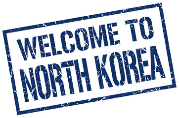 welcome to North Korea stamp