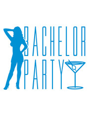 junggesellenabschied sexy girl frau drinks team groom bachelor party feiern spaß hochzeit heiraten bräutigam männer freunde crew anzug braut ringe clipart logo design