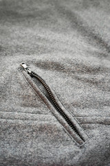 Detail of a classic cloth coat