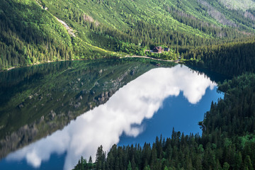 Landscape of High Tatras in the spring.