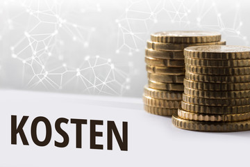 Konzept Kosten / Finanzen im digitalen Zeitalter