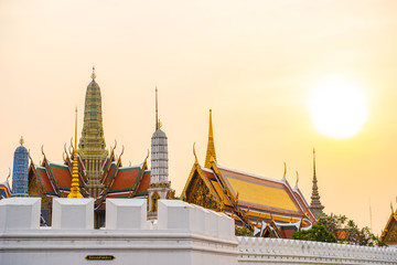 Wat Phra Kaew temple of the emerald buddha