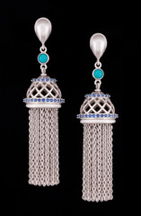  original designer jewelery from silver and semi-precious stones