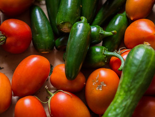 Tomaten und Jalapeno