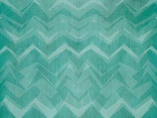 Zig zag design - turquoise and white design element - triangle geometric pattern