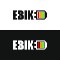 logo vélo électrique batterie