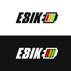 logo vélo électrique batterie