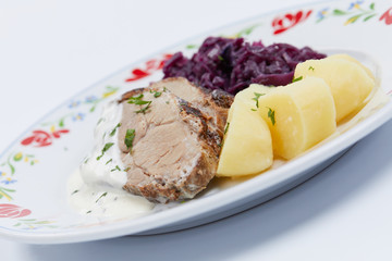 potato with meat