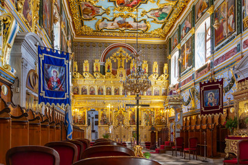 The beautiful old Faneromenis Church in Zakynthos town, Greece-1