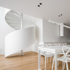 Open plan home interior